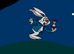 Belated Running Rabbit