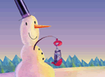 Bubble Snowman