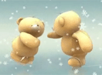 Forever Friends Skating Bears
