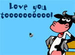 Cow Love Fly
