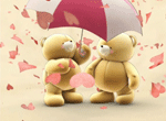 Forever Friends Raining Hearts