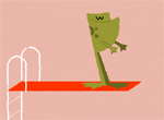 Get Well Frog Dive