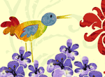 Floral International Bird